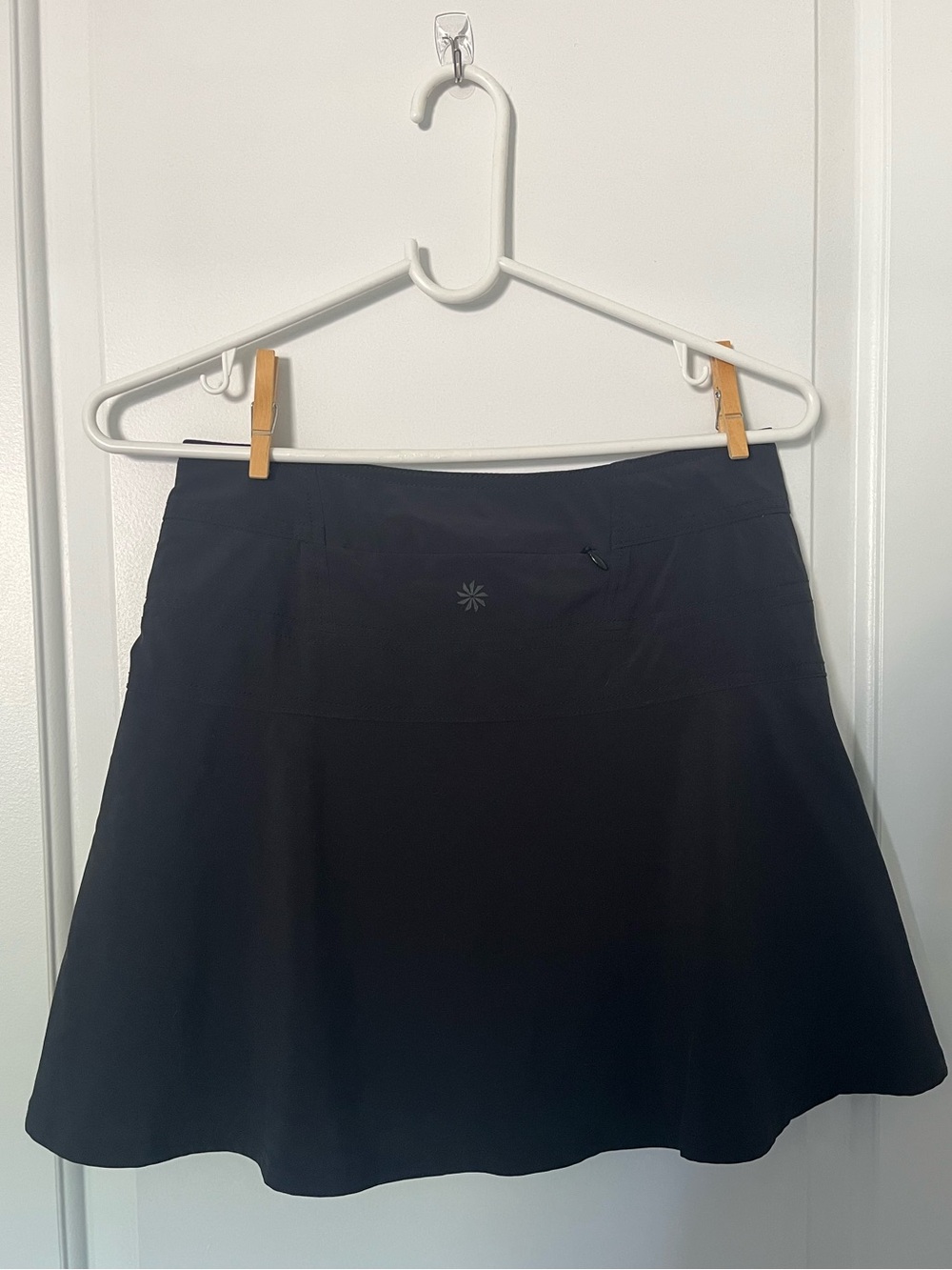 Athleta Black A-Line Performance Skirt